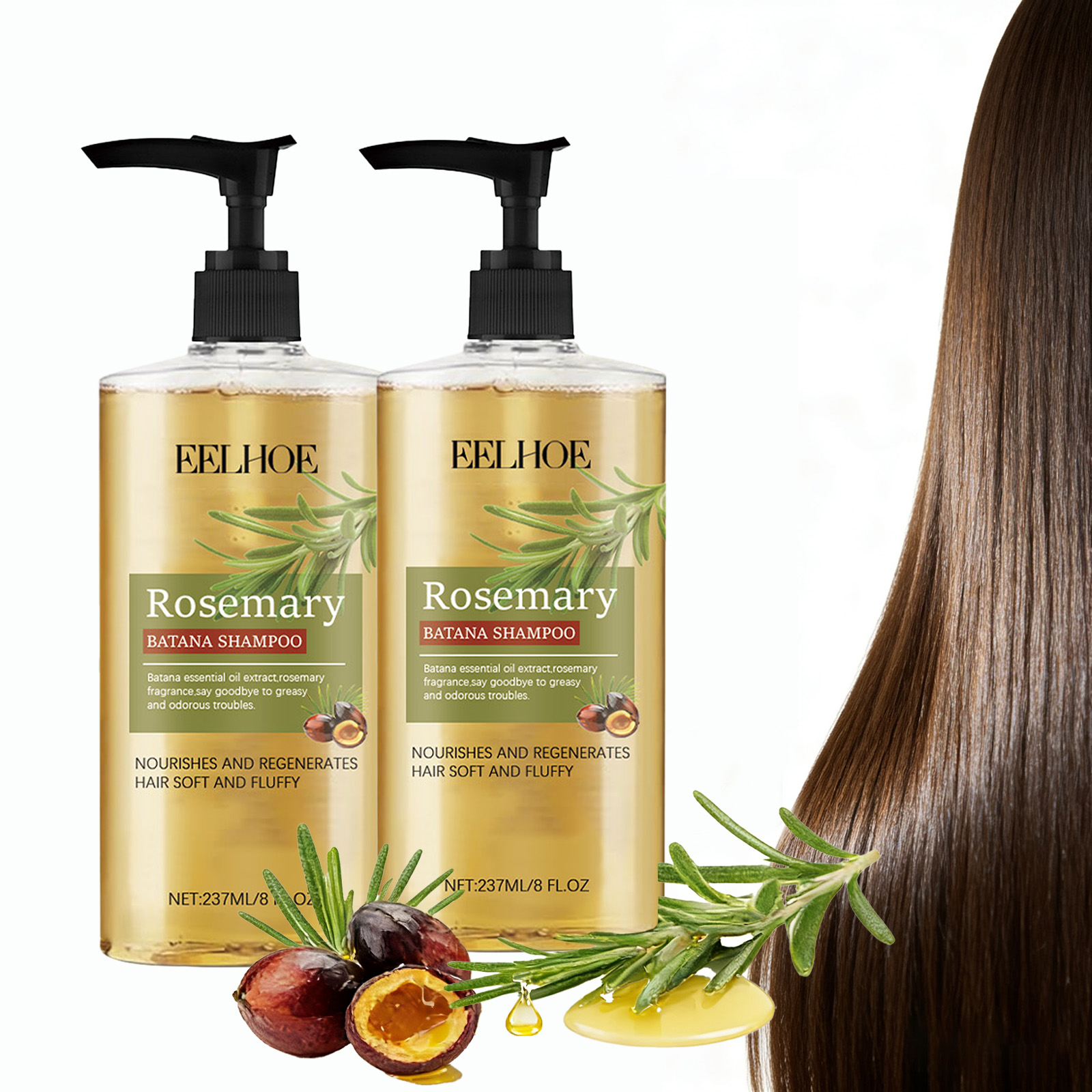 Rosemary Hair Oil - شامبو زيت إكليل الجبل العطري شامبو