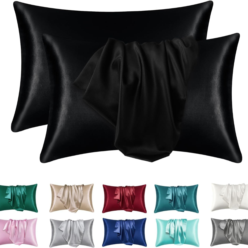 Satin Pillowcase Silk - غطاء وسادة من الساتان الحريري للشعر