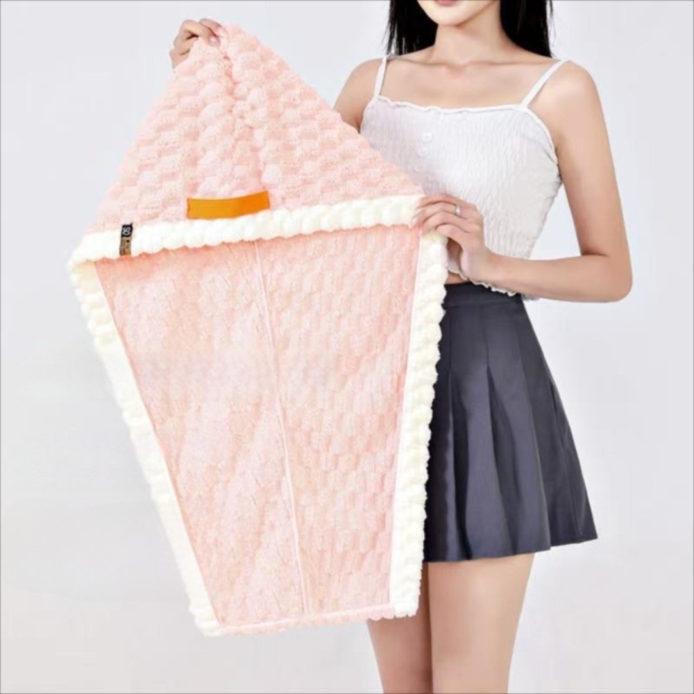 Hair Turban Towel - منشفة شعر كبيرة الحجم قابلة لإعادة