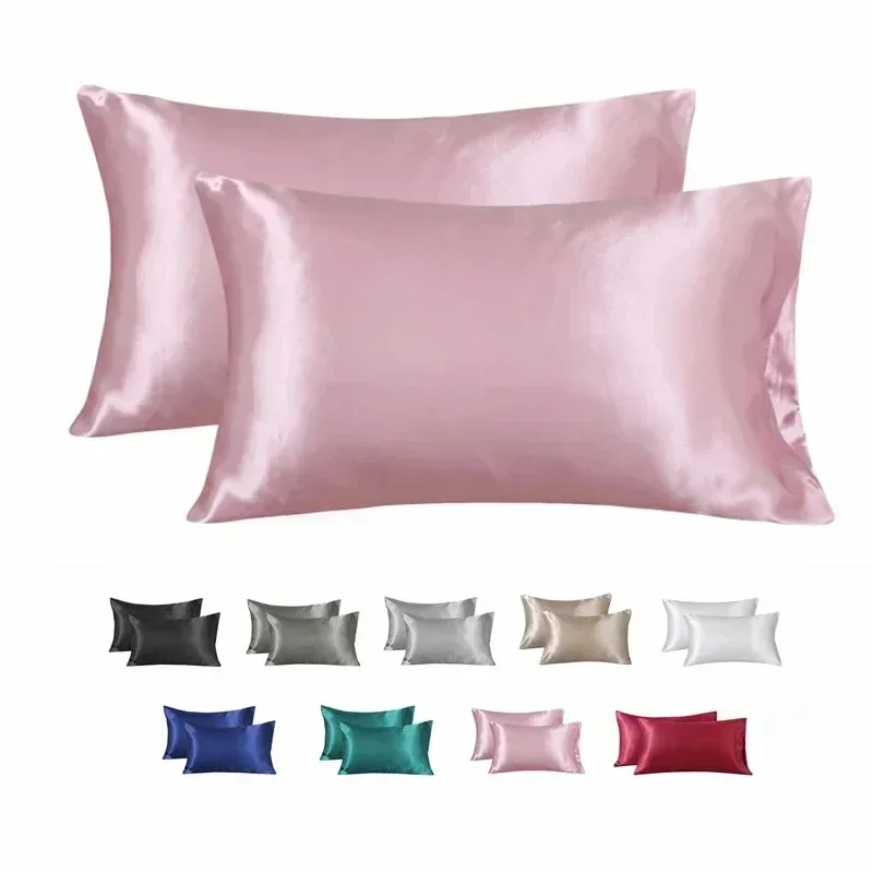 Satin Pillowcase Silk - غطاء وسادة حريري 100% غطاء وسادة