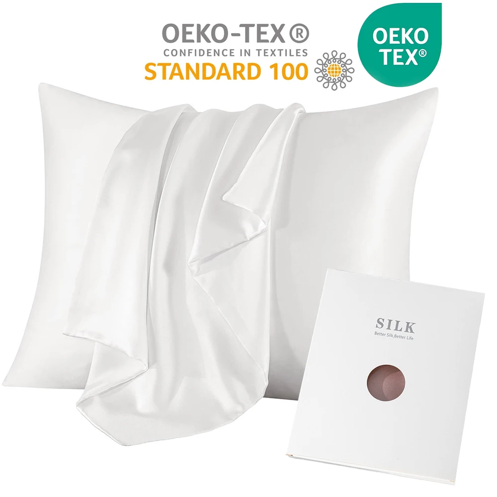 Satin Pillowcase Silk - غطاء وسادة من الحرير الطبيعي الخالص
