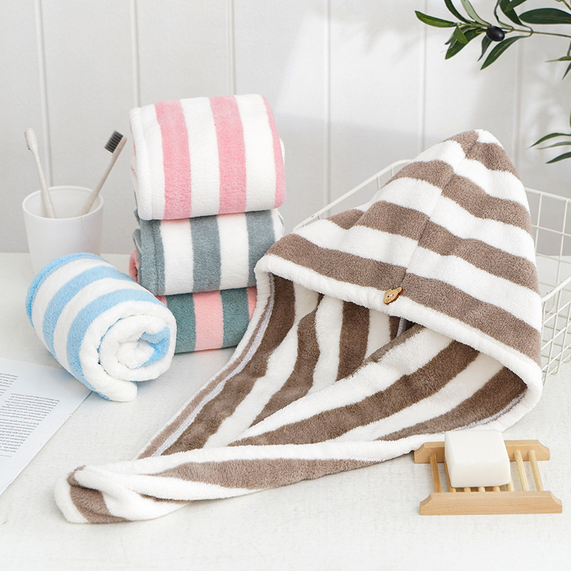 Hair Turban Towel - منشفة شعر جافة من الألياف الدقيقة