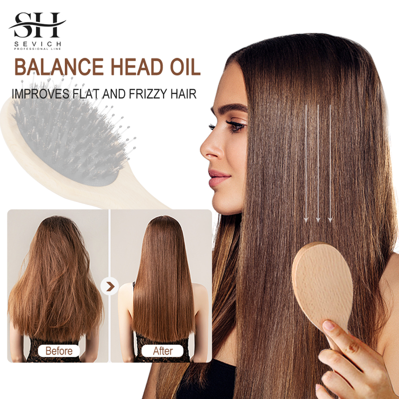 Hair Care Naturally - الخنزير الطبيعي الخشن الشعر رقيق مشط