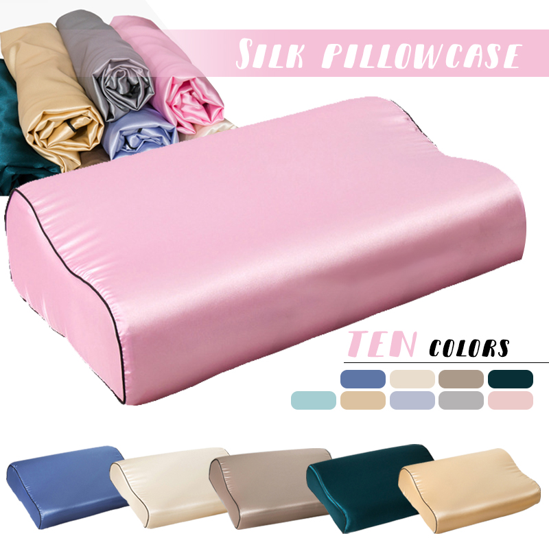 Satin Pillowcase Silk - غطاء وسادة من اللاتكس والساتان الحريري