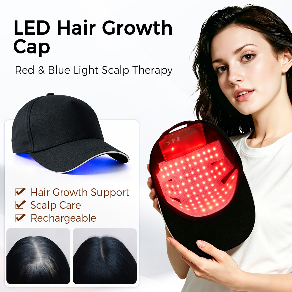 Hair Care Elseve - قبعة LED لنمو الشعر بالعلاج الضوئي