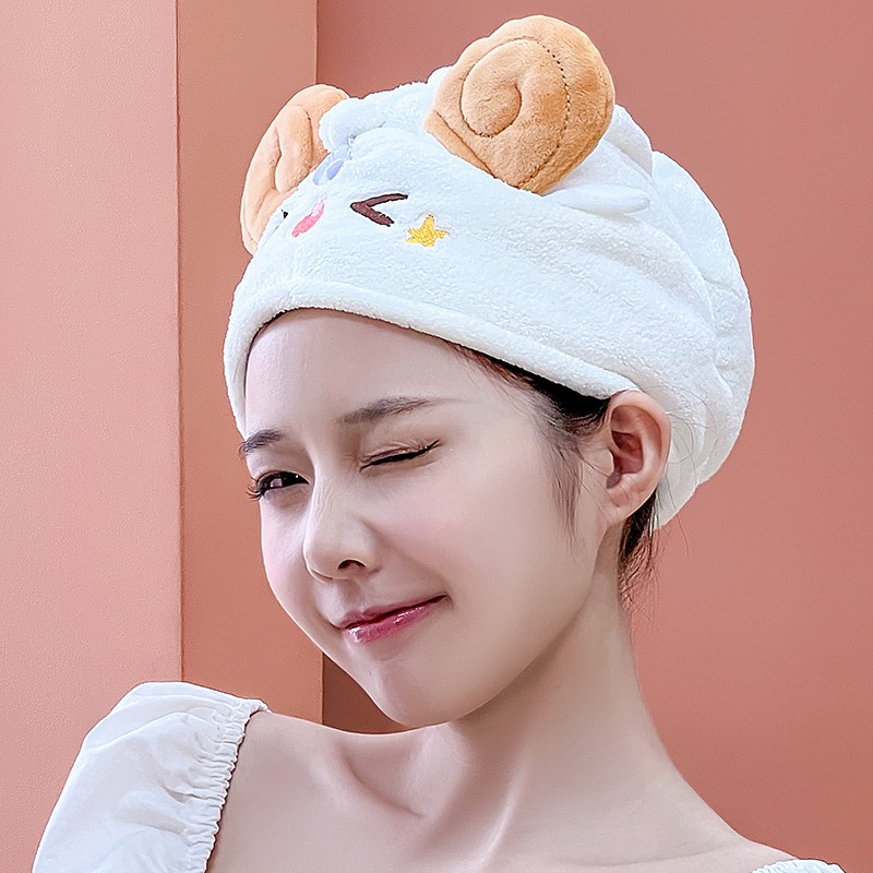 قبعة تجفيف الشعر على شكل خروف  - مراجعة Hair Turban Towel وسعره