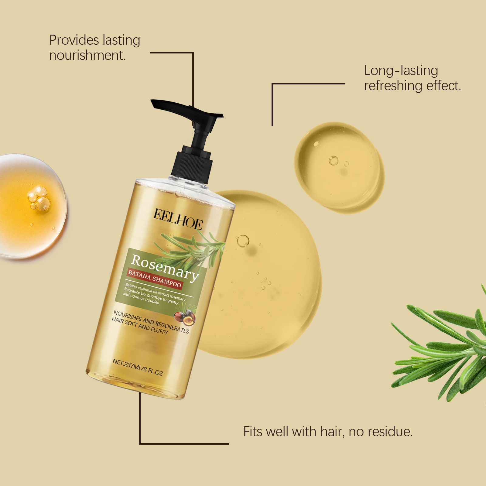 شامبو زيت إكليل الجبل العطري ش - مراجعة Rosemary Hair Oil وسعره