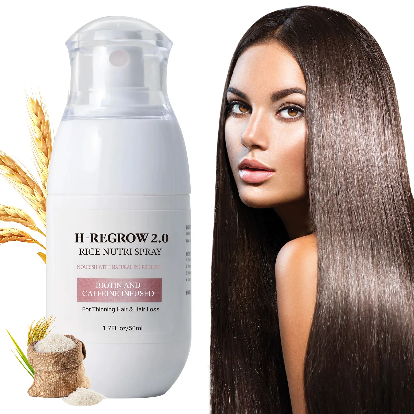 بخاخ الشعر بماء الأرز لتقوية ب - مراجعة Hair Care With Rice Water وسعره