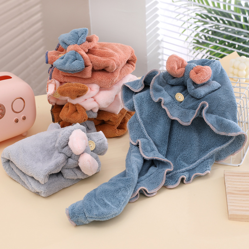 قبعة منشفة شعر بلون سادة من ال - مراجعة Hair Turban Towel وسعره