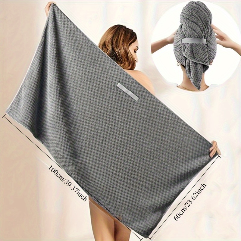 منشفة شعر من الألياف الدقيقة ك - مراجعة Hair Turban Towel وسعره