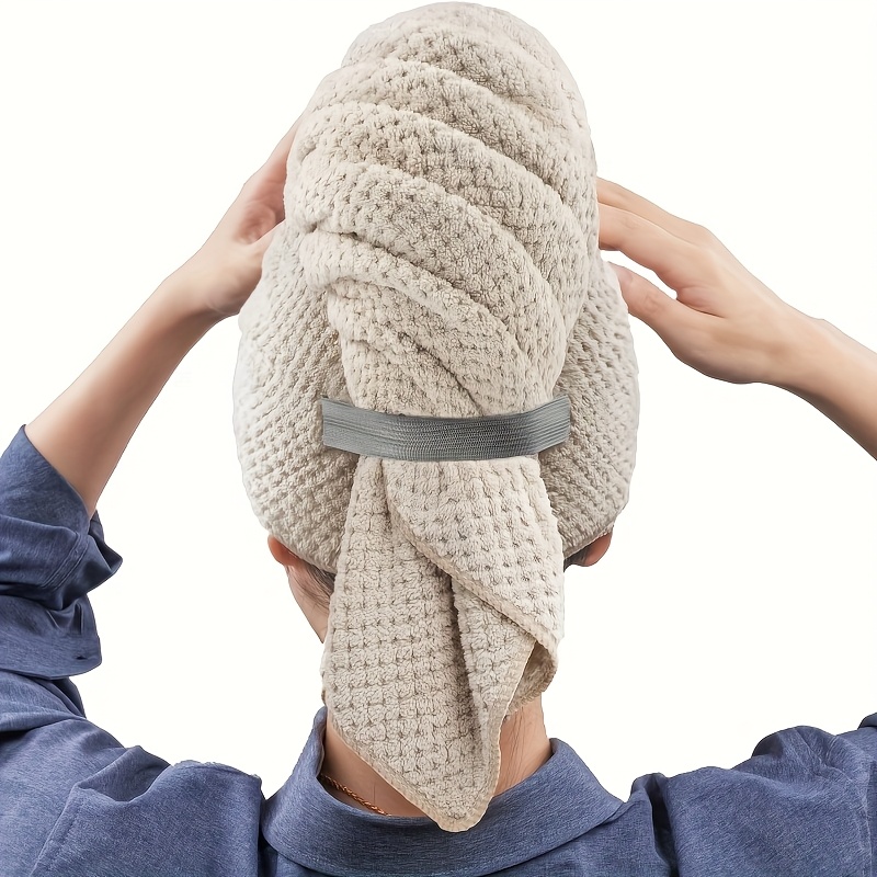 منشفة شعر من الألياف الدقيقة ك - مراجعة Hair Turban Towel وسعره