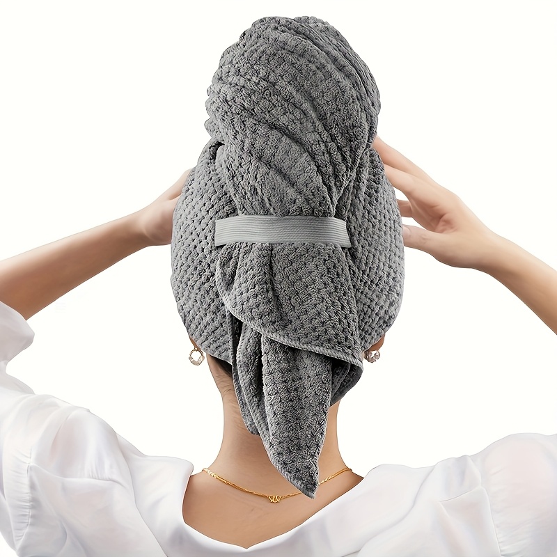 منشفة شعر من الألياف الدقيقة ك - مراجعة Hair Turban Towel وسعره