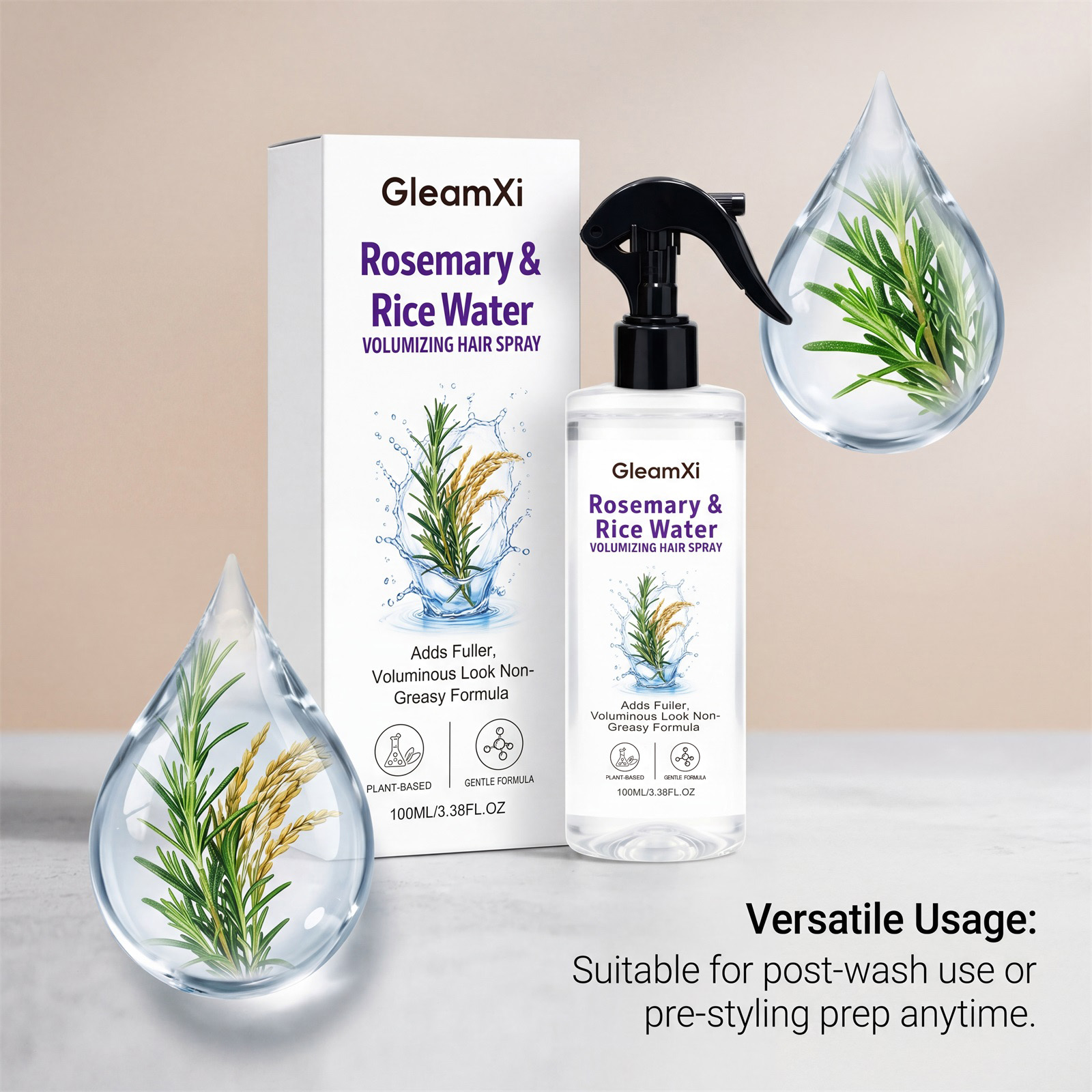 بخاخ العناية بالشعر بماء الأرز - مراجعة Hair Care With Rice Water وسعره