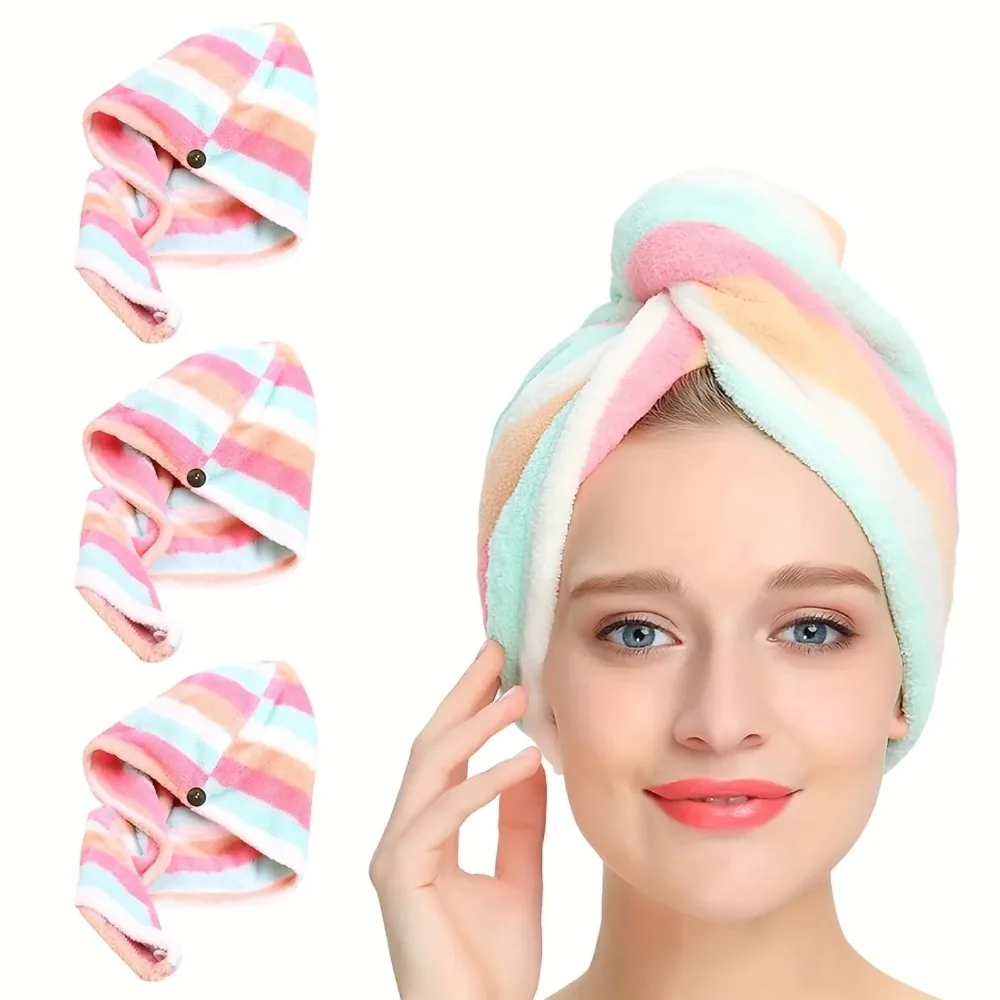 فائقة الامتصاص سريعة الجافة من - مراجعة Hair Turban Towel وسعره