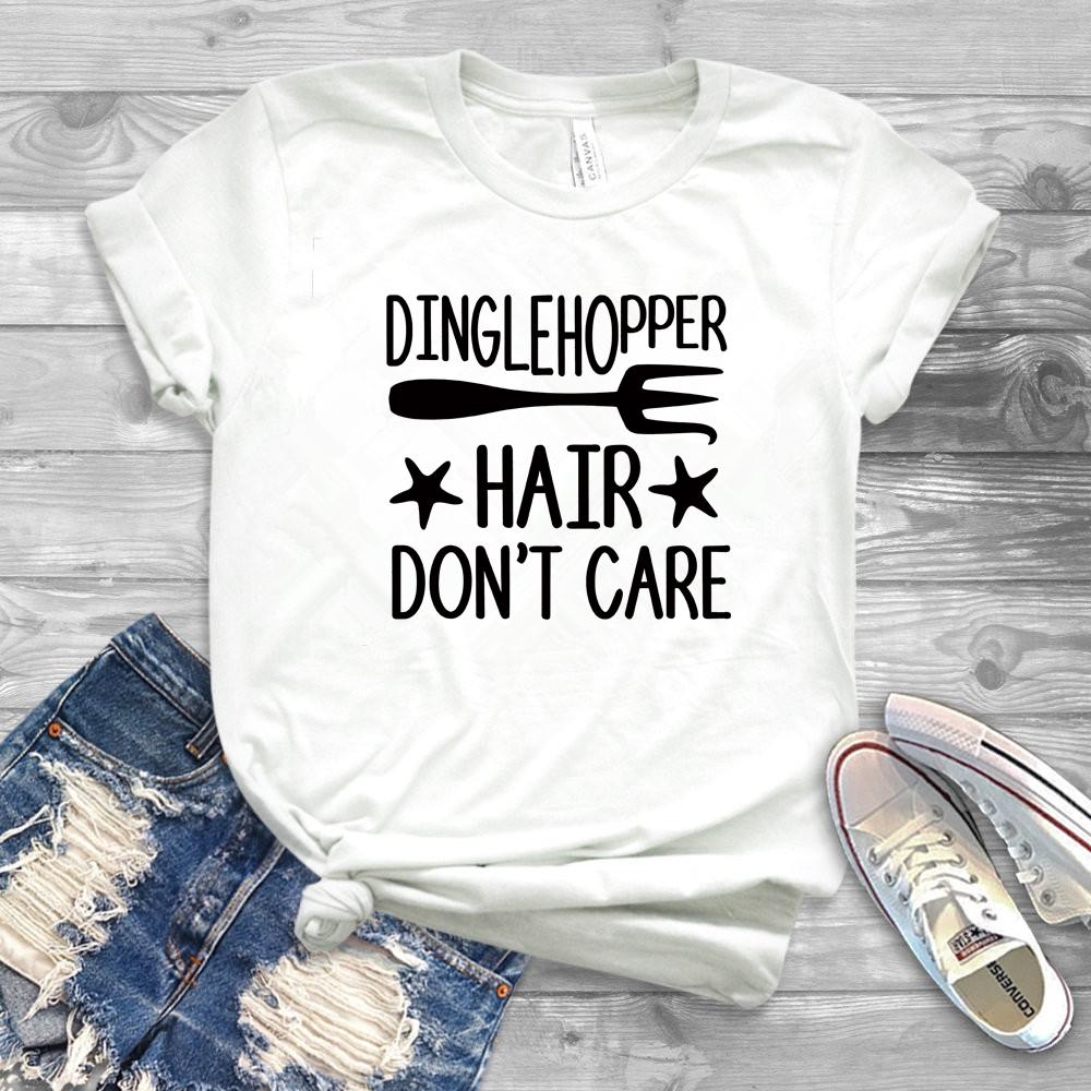 Dinglehopالشعر لا تهتم قميص لي - مراجعة Hair Care Quotes وسعره