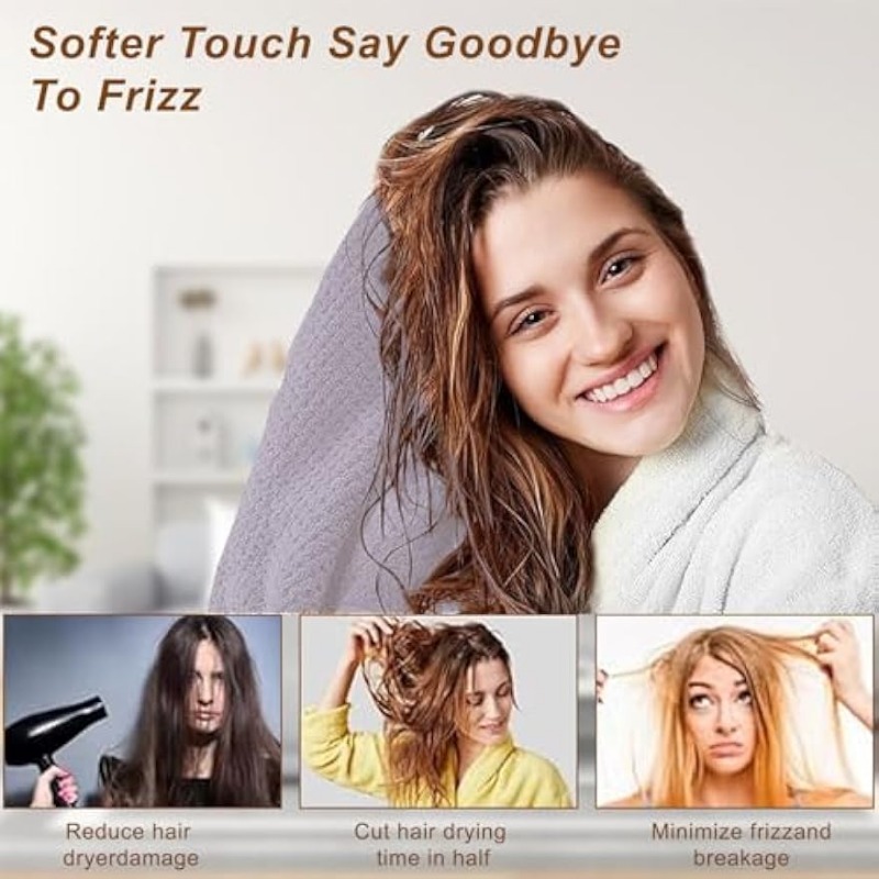 منشفة شعر فائقة الامتصاص سريعة - مراجعة Hair Turban Towel وسعره
