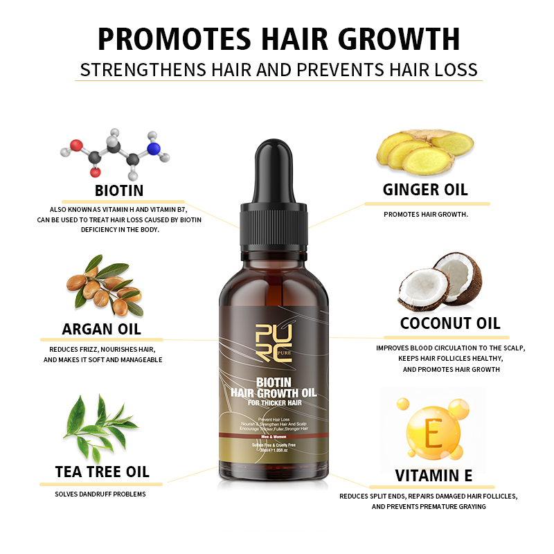 PURC البيوتين زيت نمو الشعر شا - مراجعة Hair Care Elseve وسعره