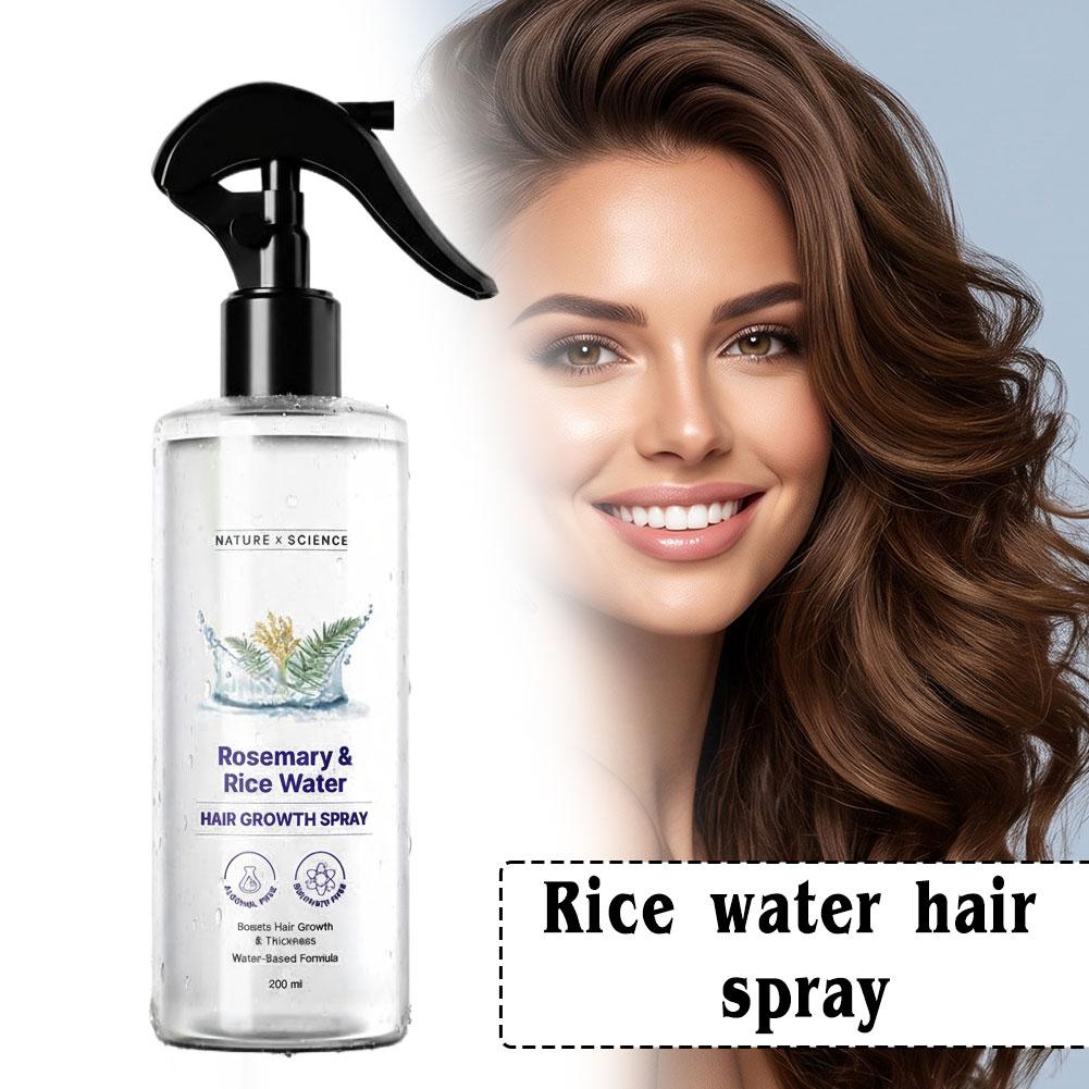 بخاخ الشعر بماء الأرز وإكليل ا - مراجعة Hair Care With Rice Water وسعره