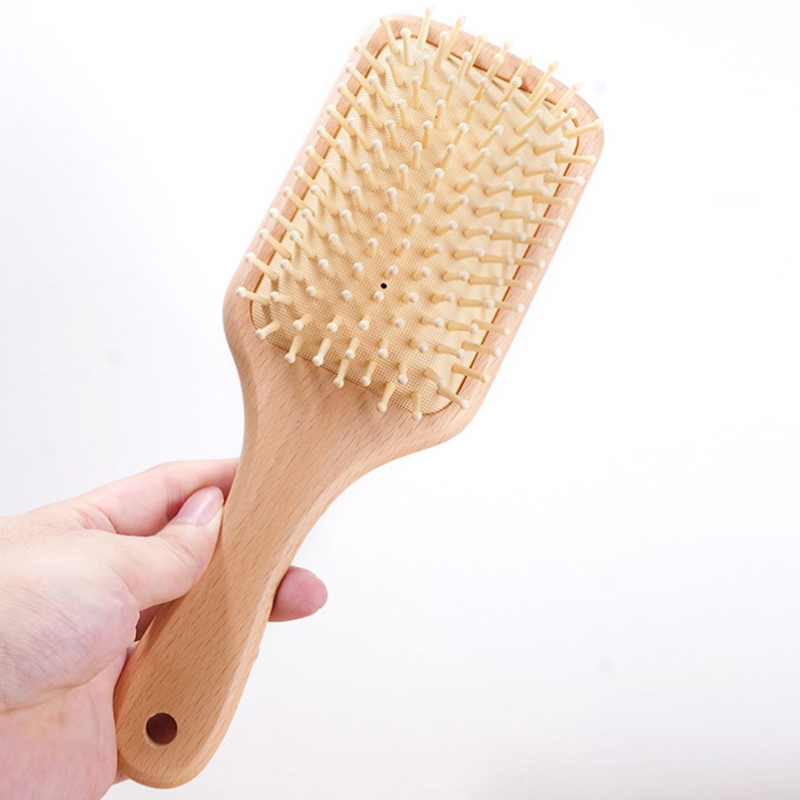 مشط هوائي خشبي احترافي مضاد لل - مراجعة Hair Care Baby وسعره