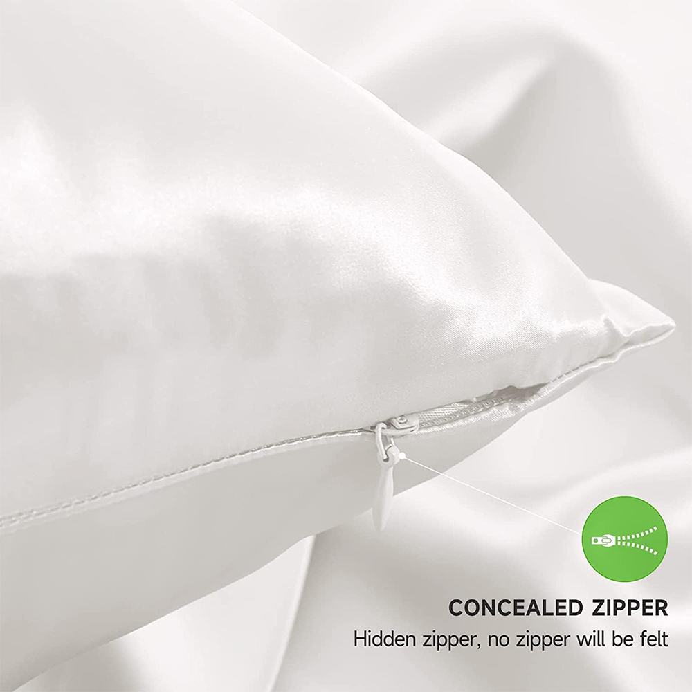 غطاء وسادة من الحرير الطبيعي ا - مراجعة Satin Pillowcase Silk وسعره