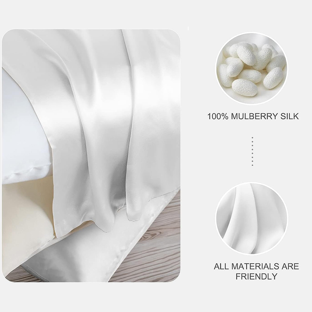 غطاء وسادة من الحرير الطبيعي ا - مراجعة Satin Pillowcase Silk وسعره