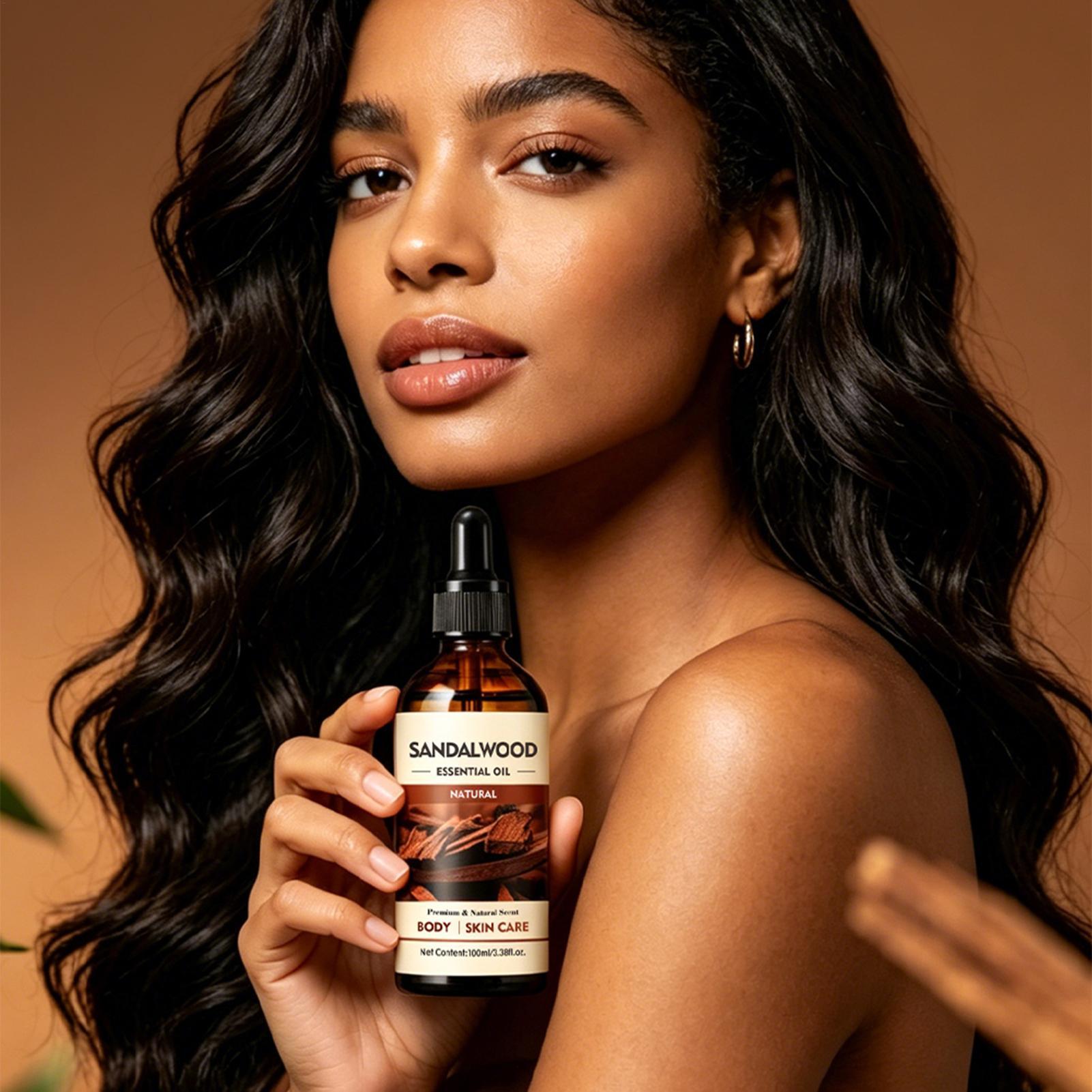 زيت عطري برائحة خشب الصندل 100 - مراجعة Hair Care Naturally وسعره