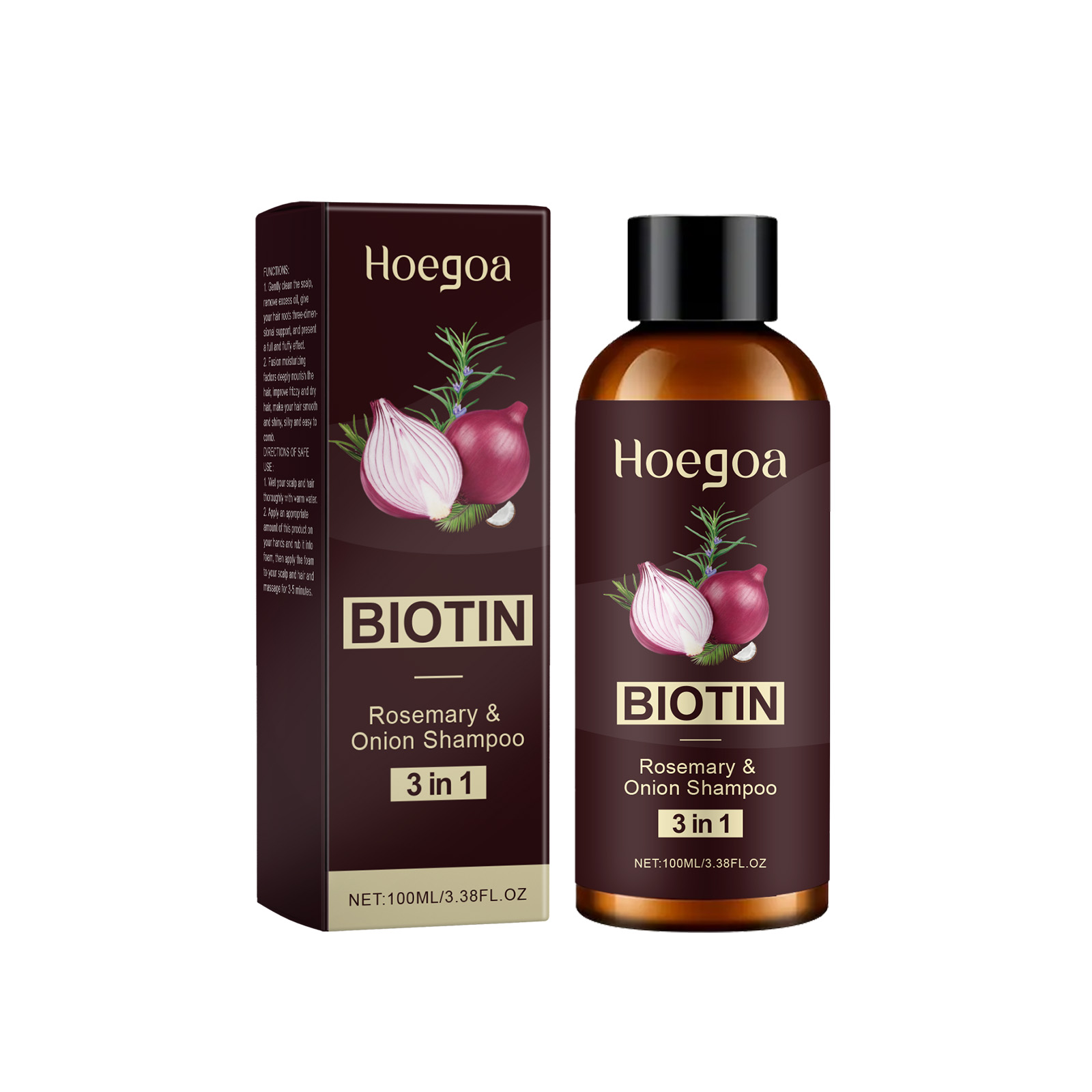 3 في 1 شامبو روزماري بيوتين نم - مراجعة Biotin Shampoo Thickening وسعره