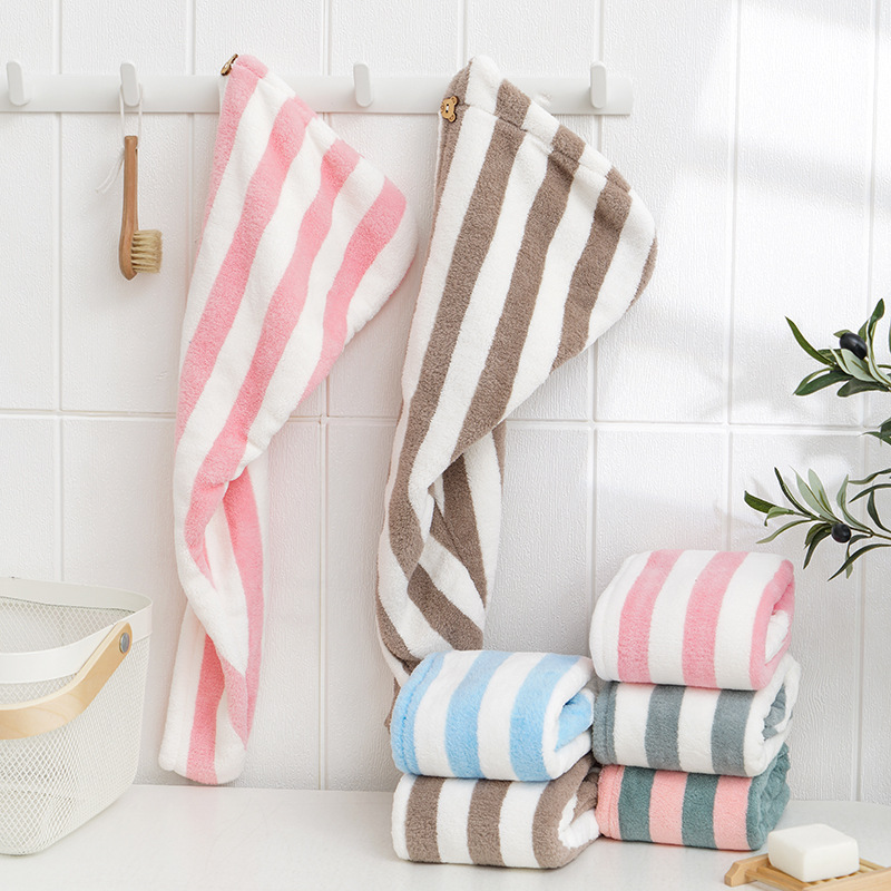 منشفة شعر جافة من الألياف الدق - مراجعة Hair Turban Towel وسعره
