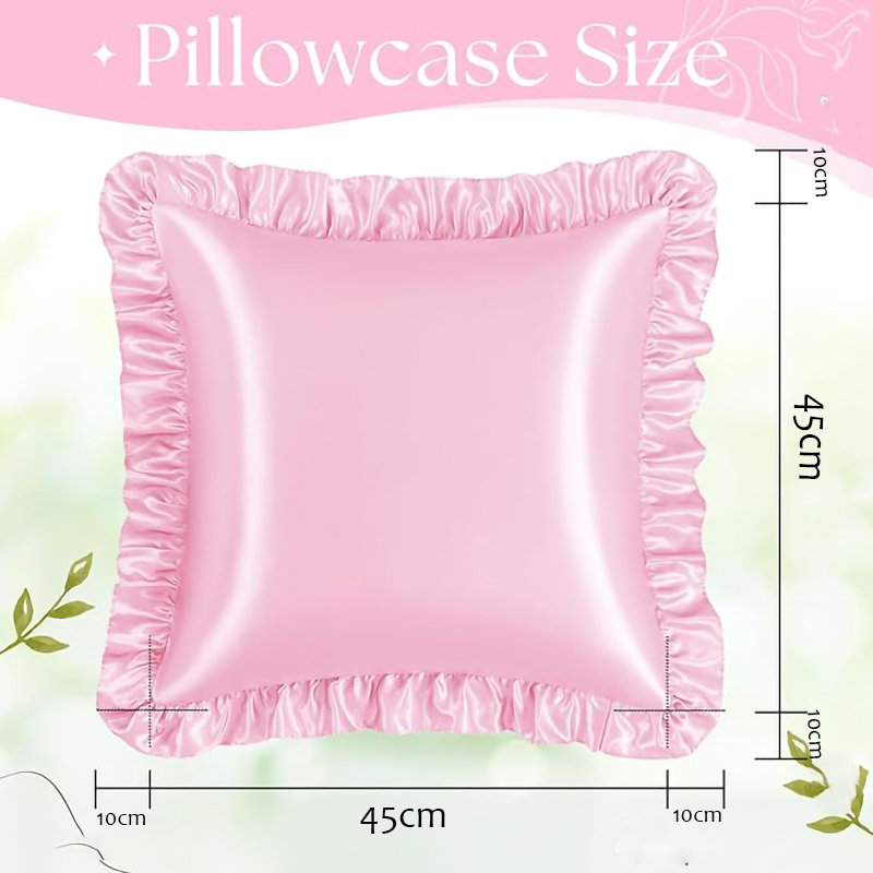 قطعتان من أغطية الوسائد المصنو - مراجعة Satin Pillowcase Silk وسعره