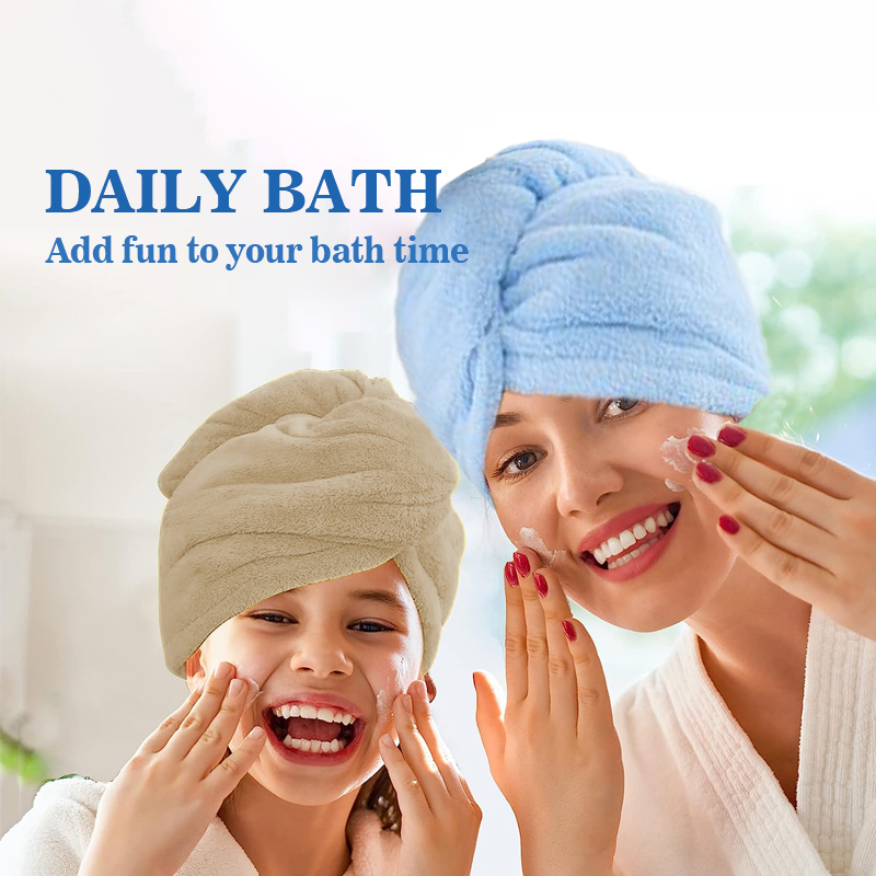 غلاف منشفة شعر من الألياف الدق - مراجعة Hair Turban Towel وسعره